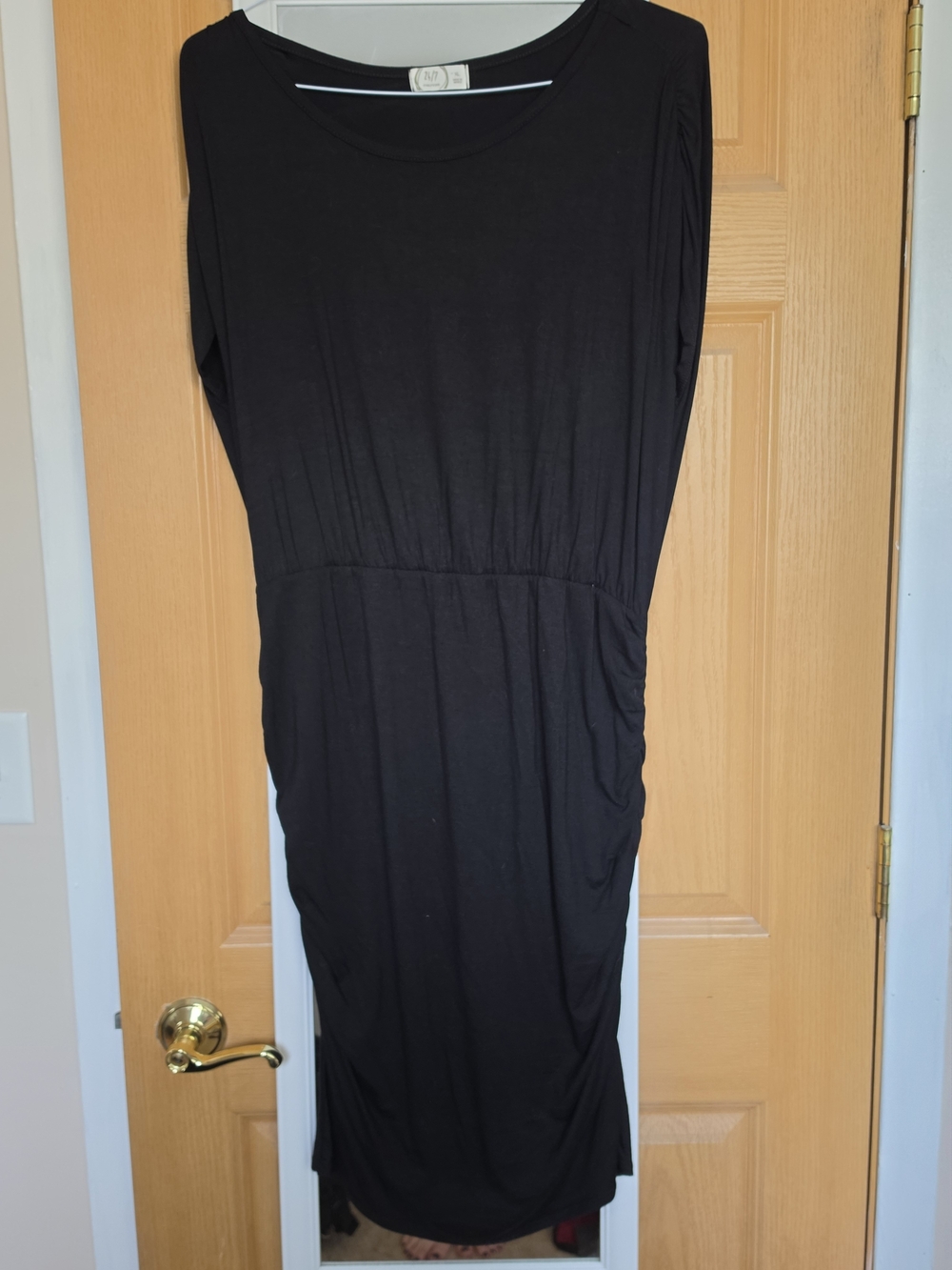 Maurices Black Long Sleeve Scoop Dress